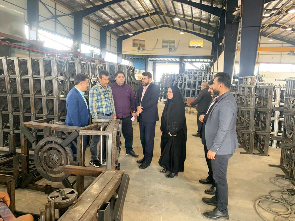 بازيد فرماندار شهرستان از شركت ايمن شعله جويبار