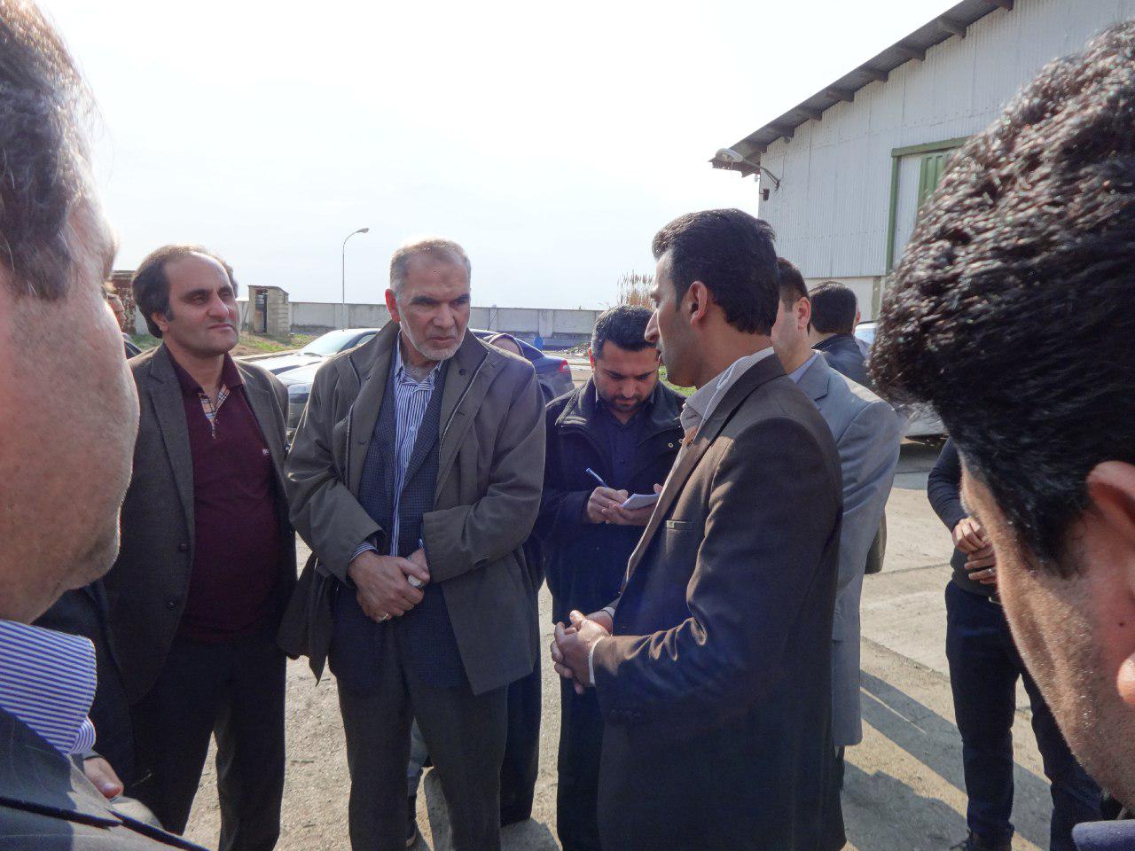 بازدید مهندس کلانتری معاون امور تعاون وزارت تعاون کار و رفاه اجتماعی و هیئت همراه