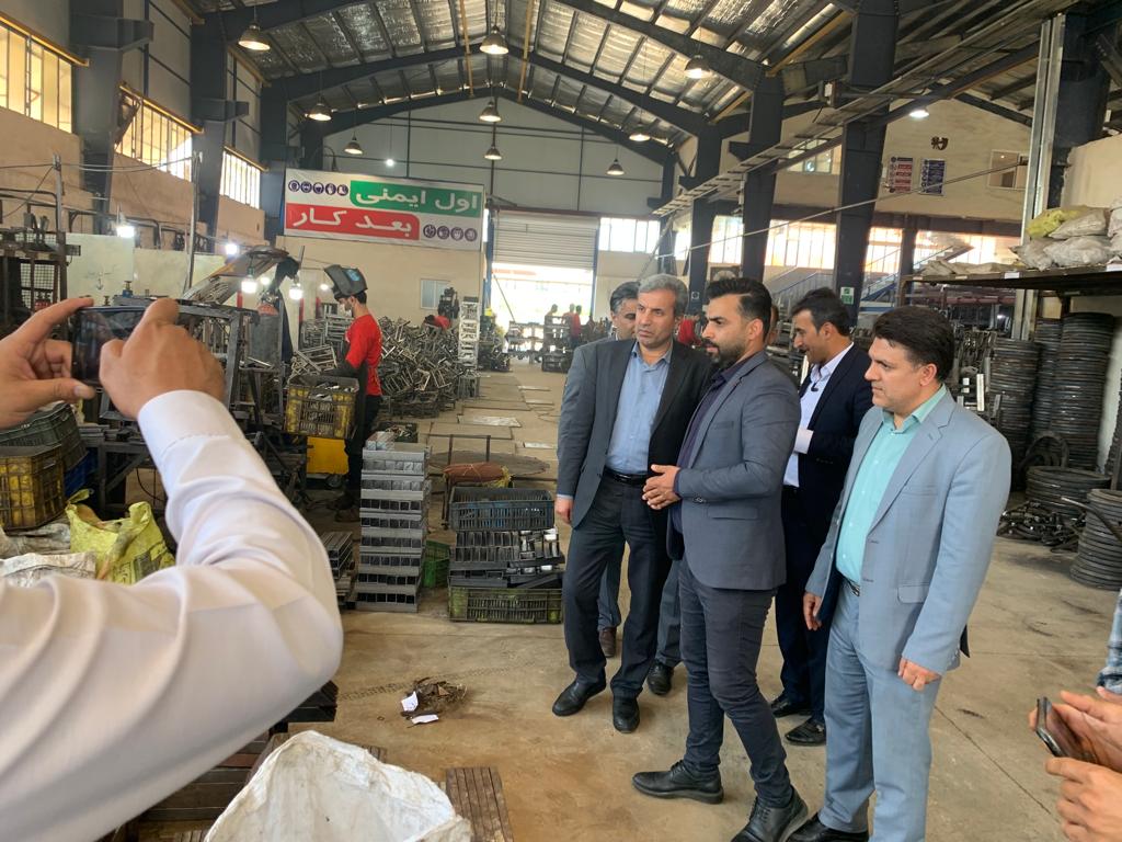 بازديد از شركت تعاوني و توليدي ايمن شعله جويبار